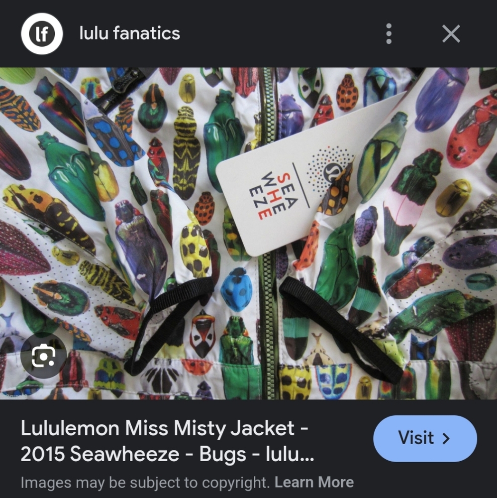 2015 SEAWHEEZE MISS MISTY JACKET LULULEMON - Picture 2 of 2